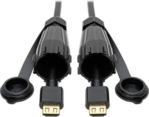 Miniatura 12 de Tripp Lite Cable HDMI de alta velocidad con conector IP67 protegido (M/HDMI industrial, Ethernet, 4K, 12 pies (P569-012-IND)