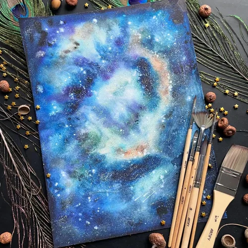 Miniatura 9 de ARTIFY - Juego de 25 pinceles de pintura profesional, serie experta, pinceles de nailon sintético para acrílico, óleo, acuarela, gouache, no se