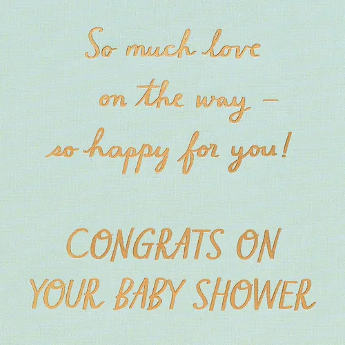 Miniatura 3 de Tarjeta de Baby Shower de American Greetings (Amor en camino)