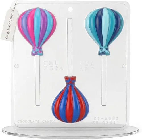 Air Balloon Lollipop Chocolate Candy Mold 3324