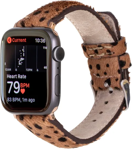 Miniatura 13 de HARDISTON Correa de Reloj Apple Watch Dama Ferro 38mm 40mm 41mm para mujeres/hombres, Hecho a Mano de Cuero Genuino, Correa de Reemplazo para iWatch