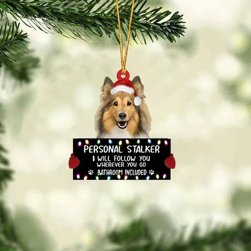 Miniatura 32 de Alaskan Malamute - Adorno colgante de coche para acechar personalmente, adorno de acrílico con nombre personalizado para perro, adorno de Navidad