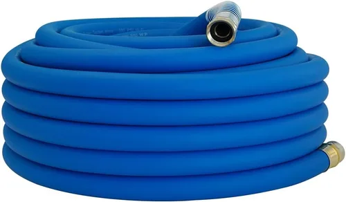 Miniatura 31 de Wiseflow Leader Hose Manguera de agua resistente de 3 x 5/8 pulgadas con accesorios de latón macho a hembra, extensor de manguera corta para carrete