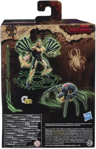 Miniatura 6 de Transformers Toys Generations War for Cybertron: Kingdom Deluxe WFC-K5 Blackarachnia Figura de acción – Niños a partir de 8 años, 5.5 pulgadas