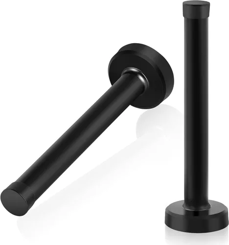 Miniatura 11 de Topes largos de puerta de acero inoxidable de 8 pulgadas, tope de puerta cepillado, resistencia de puerta anticolisión con absorbente de goma