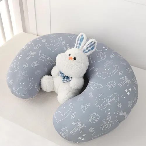Miniatura 7 de DILIMI Funda de almohada de lactancia, fundas de lactancia suaves y elásticas para almohadas de lactancia, 1 paquete de funda reversible extraíble