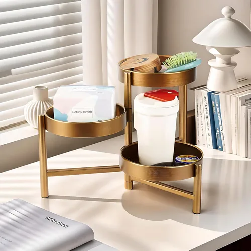Miniatura 4 de Harvest Land - Soporte para plantas de 3 niveles para interiores, estante de flores de metal, soporte de mesa para jardín, balcón, sala de estar