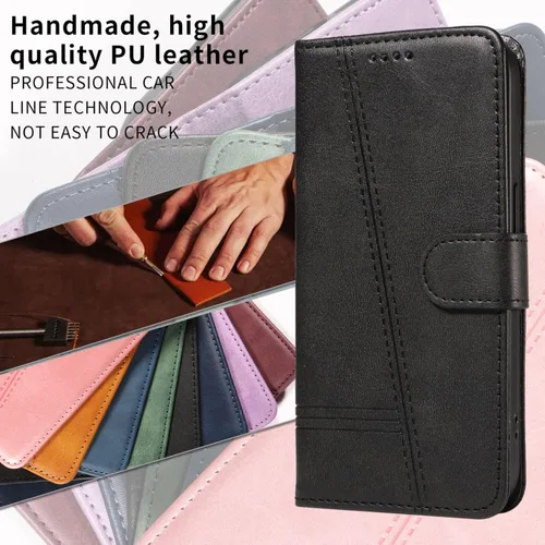 Miniatura 7 de Funda con tapa para Huawei Nova Lite 3, protección de 360 grados, a prueba de golpes, de piel sintética, con función atril y 3 ranuras