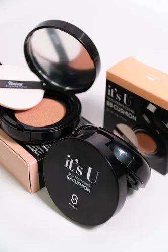 Miniatura 3 de Sistar Skin Perfecting BB Cushion Cobertura completa de larga duración Natural Glow Foundation On The Go Case With Mirror (Luz)