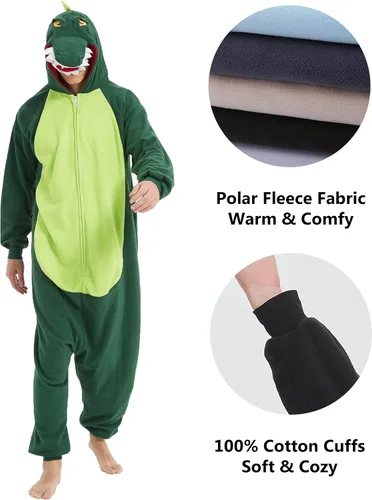 Miniatura 2 de Mango2wind Disfraz de panda para adultos, disfraz de panda para mujer y hombre