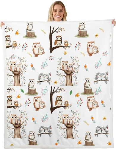 Miniatura 25 de Erosebridal - Mantas de bebé unisex para niños y niñas, mantas de guardería de animales de granja de minky 40x50, manta sherpa con diseño de tractor