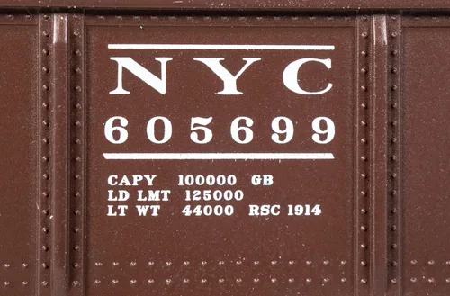 Miniatura 2 de Bachmann Trenes - 40' Gondola - Centro de Nueva York #605699 - Escala HO