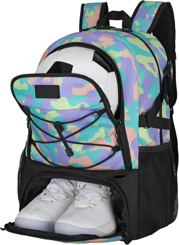 Miniatura 7 de Goloni Soccer Backpack,Basketball Backpack with Ball Compartment & Shoe Compartment,Backpack for Basketball,Soccer