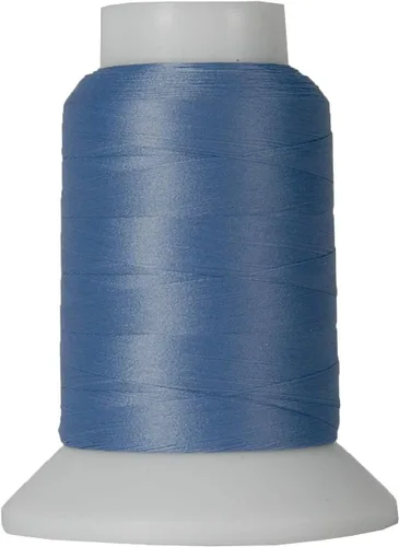 Miniatura 25 de Hilo elástico lanudo de Threadart para serger - Bobinas de 1000 m - Hilo de nailon para traje de baño, lencería, tejidos - Negro - Color 9228