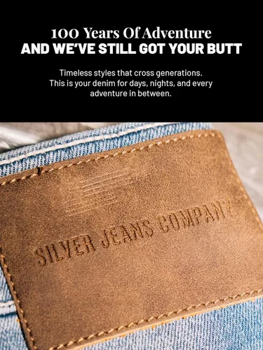 Miniatura 7 de Silver Jeans Co. Jeans de pierna recta Zac de ajuste relajado para hombre - Legacy