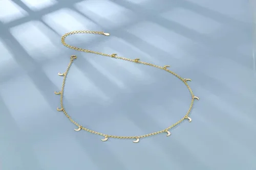 Miniatura 5 de Gapudt Gargantilla corta de plata de ley S925 para mujer