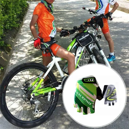 Miniatura 5 de Guantes de ciclismo para niños para deportes al aire libre bicicleta de montaña y carretera barras para niños y niñas de 2 a 10 años con almohadilla