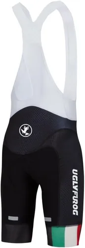 Miniatura 68 de UGLY FROG Designs - Pantalones cortos de ciclismo con pantalones cortos con peto, pantalones cortos de ciclismo Pro/BIP, acolchado 3D Coolmax