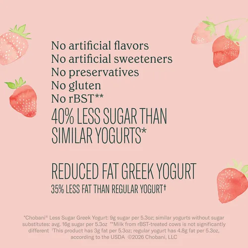 Miniatura 4 de Chobani Monterey - Yogur griego de fresa, 5.3 oz