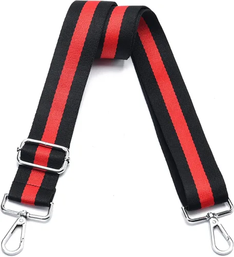 Miniatura 57 de Correa de Bolso Ancha Correa de Hombro Ajustable Correa de Repuesto Cruzada Correa de Bolso de Hardware Plateado