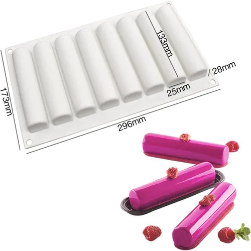 Miniatura 6 de mostsom Moldes de silicona para hornear para pastel de mousse, molde de silicona para chocolate, molde de postre francés para chocolate