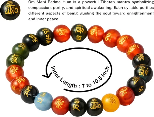 Miniatura 328 de Amazing Gemstone Crystal Bracelet for Women Men's Gifts - Protection Healing Crystal Bracelet - 8mm Gemstone Beaded Stretchable Bracelet Pulseras