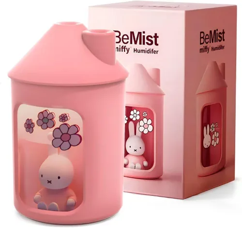 Mipow x miffy BTA700M Humidificador de niebla fría para dormitorio, humidificador ultrasónico silencioso con luz nocturna, humidificadores de doble