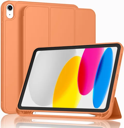 Miniatura 32 de ToaPoia - Funda para iPad (A16) de 11 pulgadas 2025/iPad 10.ª generación de 10.9 pulgadas 2022, cubierta protectora delgada con soporte triple