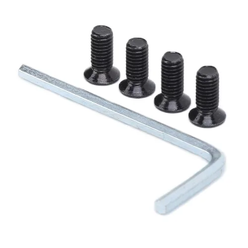 VBESTLIFE E-Scooter Kit de herramientas de llave hexagonal, 4 piezas de tornillos de tubo de horquilla delantera para manillar E-Scooter con llave