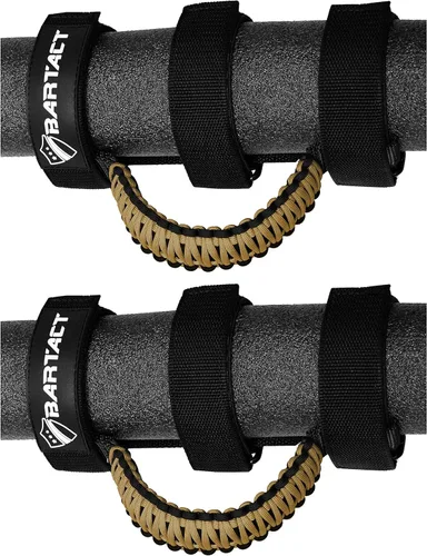 Miniatura 15 de Bartact Asas de agarre de barra antivuelco compatibles con Jeep Wrangler JL, JK, TJ, YJ y Jeep Gladiator 1955-2023 hebilla de metal mejorada, asas