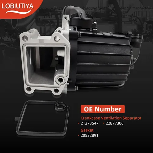 Miniatura 3 de 22877306 Separador de aceite para ventilación de cárter compatible con motores Volvo D13 2015-2022 + junta 20532891, reemplaza OE 21373547 22877306