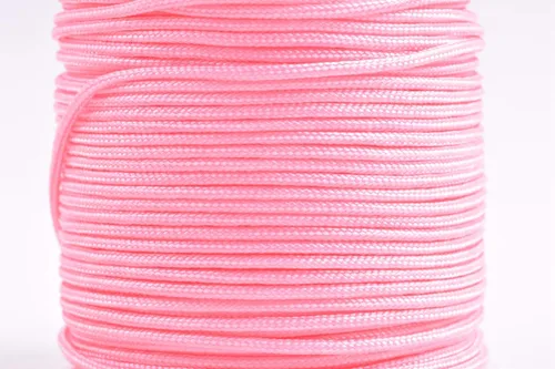 Miniatura 44 de KONMAY 1 rollo de cuerda de nailon para hacer pulseras de 150 yardas, trenzado de nailon Shamballa Macramé/cordón de cuentas de 0.4mm, cordón