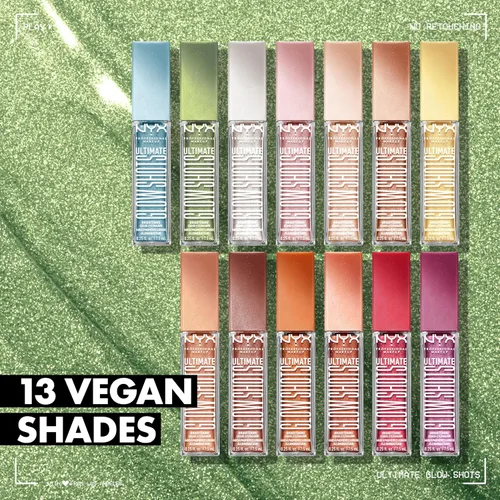 Miniatura 7 de NYX PROFESSIONAL MAKEUP Ultimate Glow Shots, sombra de ojos líquida, sombra de ojos brillante de larga duración con vitamina C - Clementine Fine