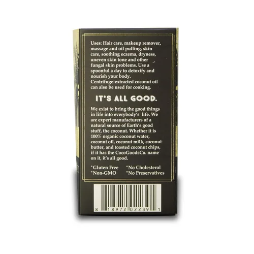 Miniatura 8 de Coco Goods Co. Aceite de coco orgánico de origen único premium, centrifugadora extraída – Ideal para el cuidado del cabello y las uñas, hidratante