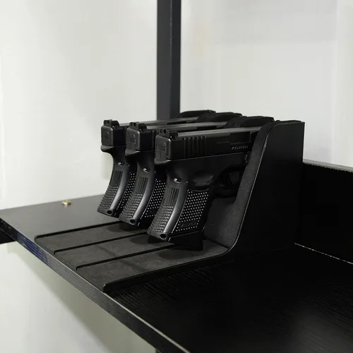 Miniatura 5 de Adoreal Soporte para pistola para pistola de almacenamiento seguro para armas, accesorio seguro para armas, organizador seguro para armas