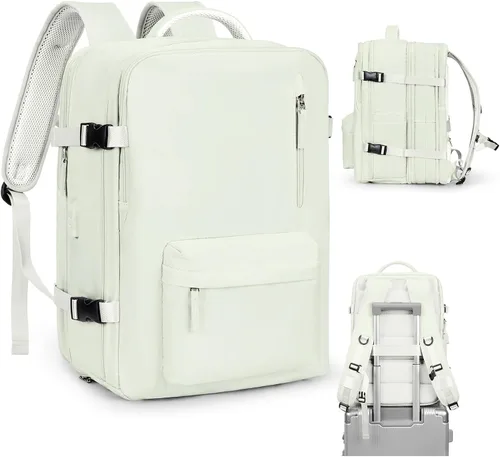 Miniatura 48 de VGCUB - Mochila grande para viaje, trabajo, negocios, mochila para laptop aprobada como equipaje de mano para vuelos, unisex, Negro -, Grande, Large