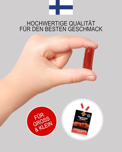 Miniatura 3 de Halva Regaliz rojo finlandés dulce fresa 7.05 oz piezas de regaliz
