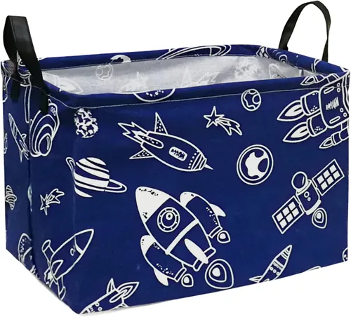 Miniatura 14 de Cesta de almacenamiento para el hogar, cesta para estante de niños, caja organizadora de ropa, cesta de lavandería, cesta de regalo para la ropa