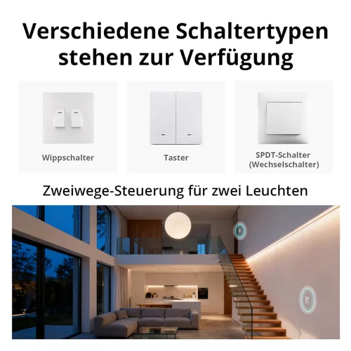 Miniatura 6 de SONOFF Mini Duo-L Zigbee Smart Switch – Sin cable neutro, Zigbee 3.0, doble canal, 16 A en total, compatible con Alexa, Google Home, temporizador