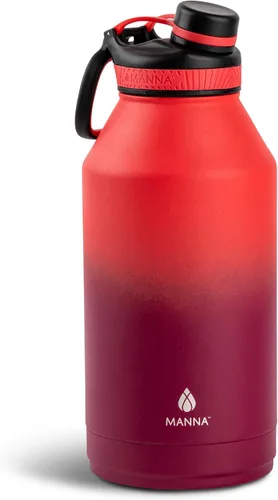 Miniatura 7 de Manna Saratoga - Botella de acero inoxidable con aislamiento de doble pared, 40 onzas, color baya degradado