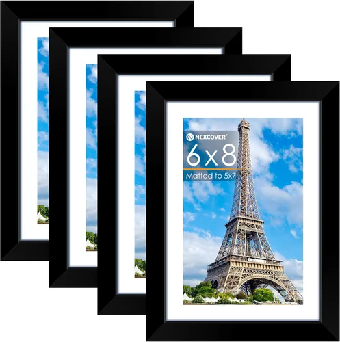 Miniatura 36 de NEXCOVER Portarretratos de 8.5 x 11 pulgadas, color negro, 10 unidades, marcos de fotos de 8.5 x 11 pulgadas con plexiglás HD inastillable, marcos