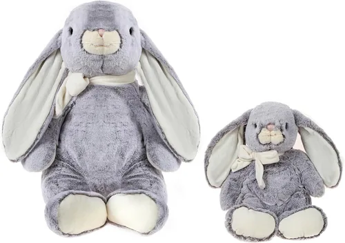 Miniatura 6 de DILLY DUDU Juguete de peluche de conejo de conejo, los mejores regalos de 14 pulgadas