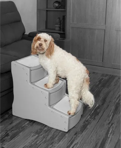 Miniatura 13 de Pet Gear, Escalera para Perros de 3 Peldaños; Perros y Gatos., Chocolate