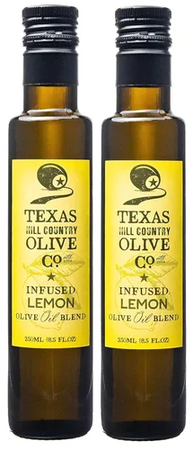 Miniatura 9 de Aceite de oliva infundido con albahaca de Texas Hill Country Olive Co. - Aceite de oliva extra virgen prensado en frío gourmet - Ideal