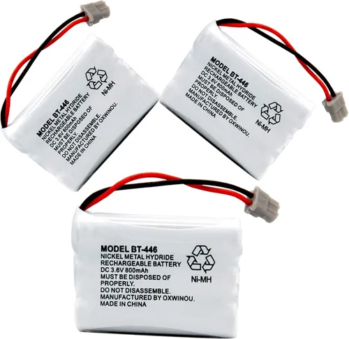 BT446 BT-446 Batería de teléfono compatible con Uniden BBTY0503001 BT-1004 BT-1005 GE-TL26402 BT-504 CPH-488B teléfono de teléfono 3.6V 800mAh