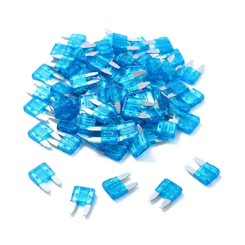 Miniatura 15 de Paquete de 100 fusibles automáticos de 10 amperios APM/ATM 32V estilo mini cuchilla, fusibles de 30A protección contra cortocircuitos, fusible