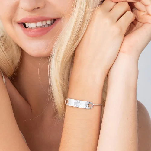 Miniatura 6 de BYFDIY Pulsera de alerta médica personalizada de latón, ajustable, grabada, pulsera de identificación médica, regalos de joyería de emergencia