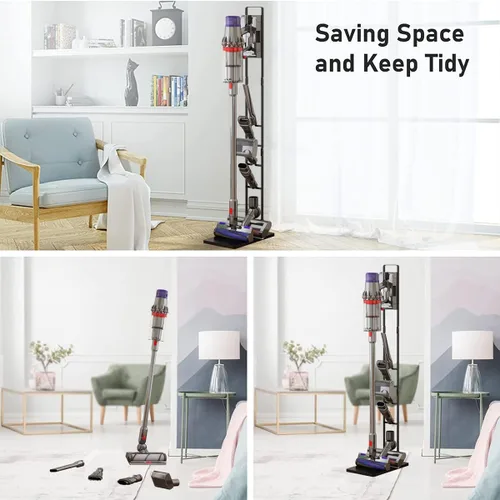 Miniatura 6 de Soporte de aspiradora Foho, soporte de soporte de almacenamiento, soporte de aspiradora estable compatible con Dyson V15 V11 V10 V8 V7 V6