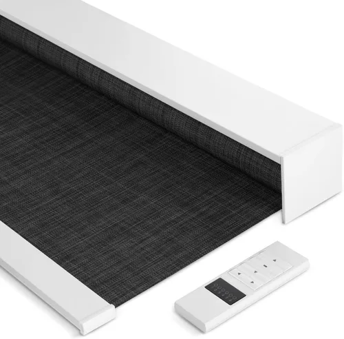 Miniatura 9 de Tipiace Persianas Motorizadas con Control Remoto Persiana Enrollable de Ventana Motor Recargable Inalámbrico Tela Popular Sunshine para Oficina y 1%