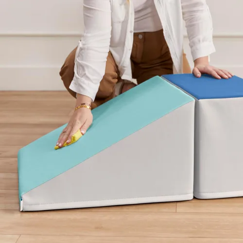 Miniatura 10 de ECR4Kids Softzone Little Me Climb and Slide, conjunto de juego para niños pequeños, contemporáneo, 2 piezas